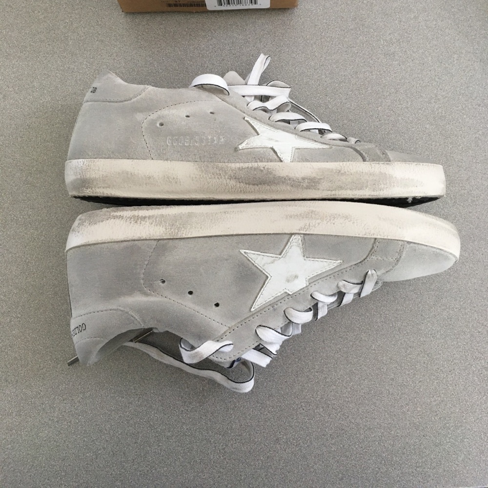Golden Goose Superstar in Ice Suede sz 37 NIB - Picture 6 of 8
